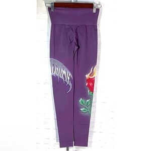 NWT Civil Regime Rose Flame Leggings size XS